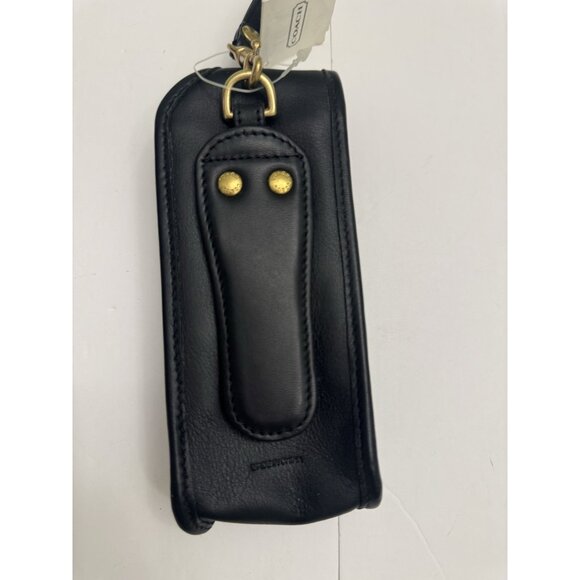 Coach Vintage Leather Cell Phone Case Wristlet Or Belt Bag Pouch 7x3x1" NWT - Picture 2 of 5